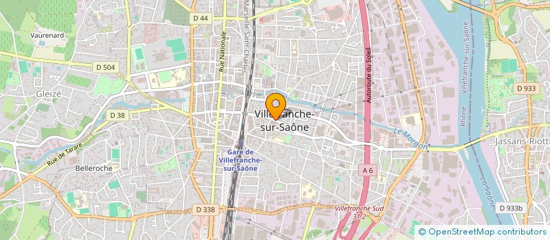 localisation de l'entreprise ACT IMMOBILIER  VILLEFRANCHE-SUR-SAONE