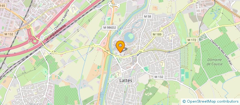 localisation de l'entreprise ACT IMMOBILIER ET FINANCE à LATTES