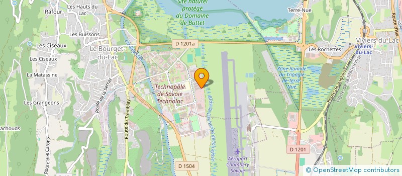 localisation de l'entreprise ACT'INES  LE BOURGET-DU-LAC