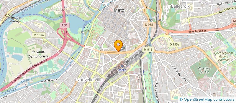 localisation de l'entreprise ACT INFO SERVICES à METZ