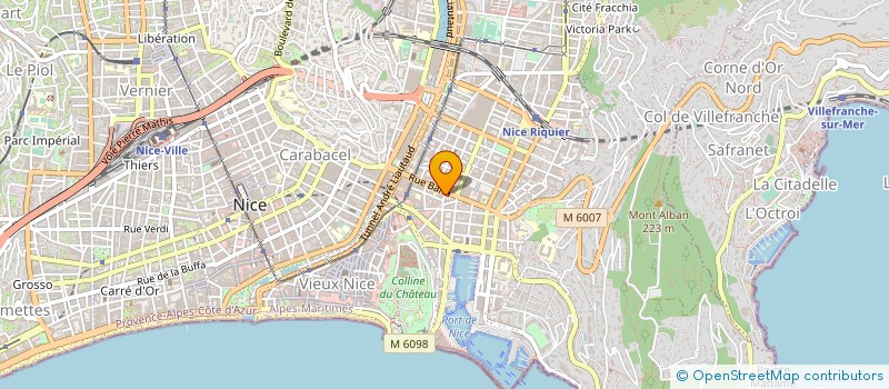 localisation de l'entreprise ACT INFORMATIQUE à NICE