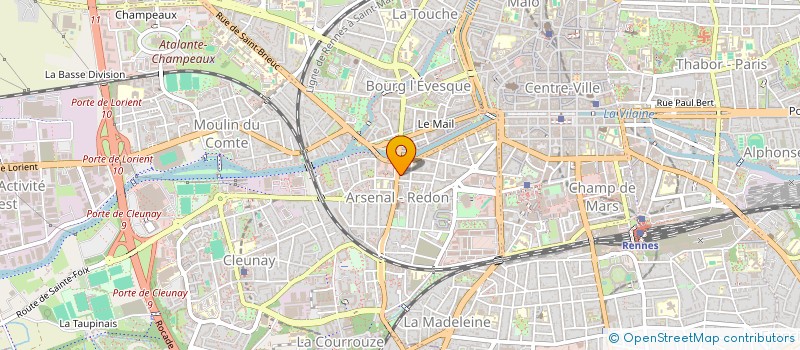 localisation de l'entreprise ACT INFORMATIQUE DIFFUSION à RENNES