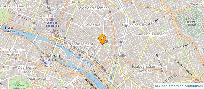 localisation de l'entreprise ACT MANQUE PRODUCTIONS  PARIS