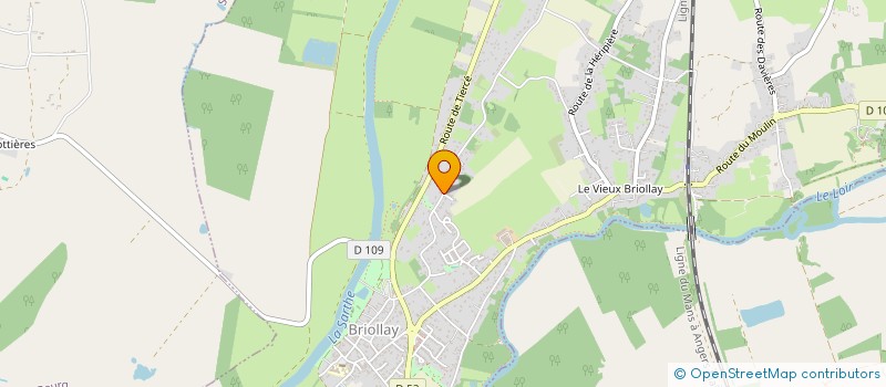 localisation de l'entreprise ACT'MOUV  BRIOLLAY