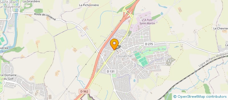 localisation de l'entreprise ACT@NOT, NOTAIRES ASSOCIES  LOUVERNE