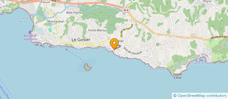 localisation de l'entreprise ACT ON WORDS à LE GOSIER