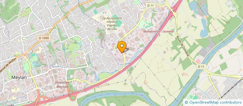 localisation de l'entreprise ACT'PATRIMOINE  MONTBONNOT-SAINT-MARTIN