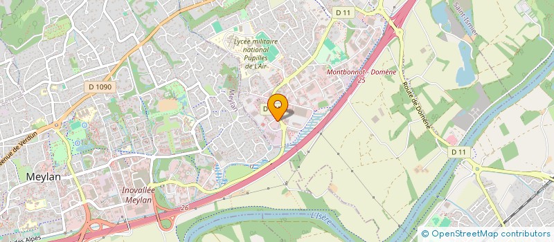 localisation de l'entreprise ACT PERFORMANCE à MONTBONNOT-SAINT-MARTIN