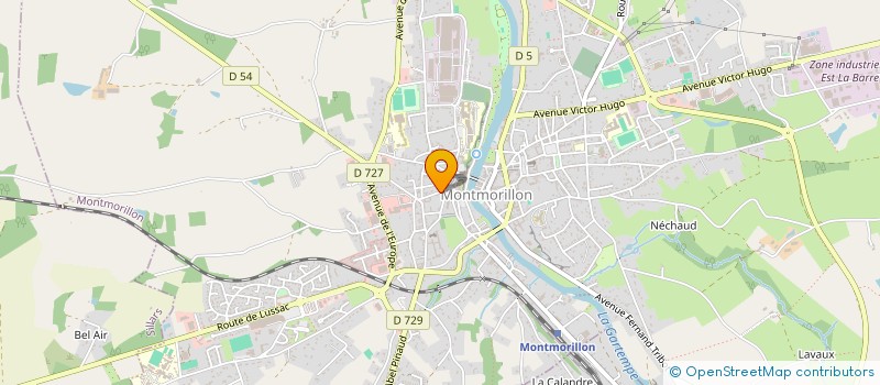localisation de l'entreprise ACT PHARMACEUTIQUE à POITIERS