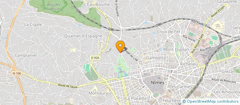 localisation de l'entreprise ACT PHYSIQ ET GYMN DES RETRAITES à NIMES