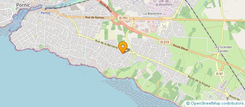 localisation de l'entreprise ACT 'POSITIF  PORNIC