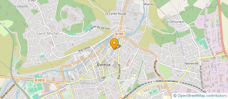 localisation de l'entreprise ACT & PRO à EVREUX