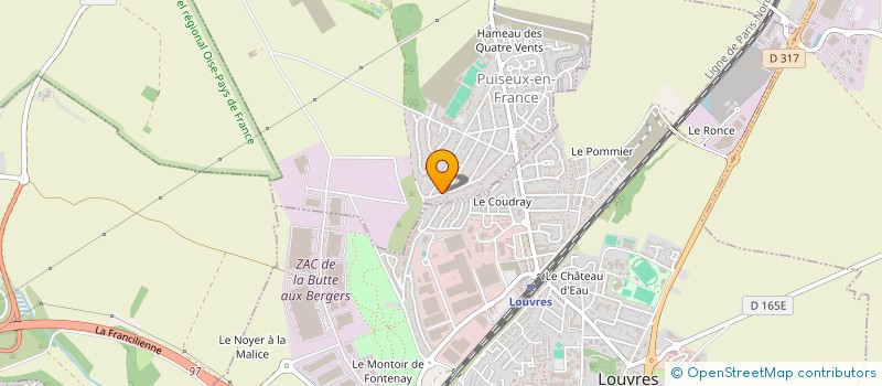 localisation de l'entreprise ACT' PUISEUX  PUISEUX-EN-FRANCE