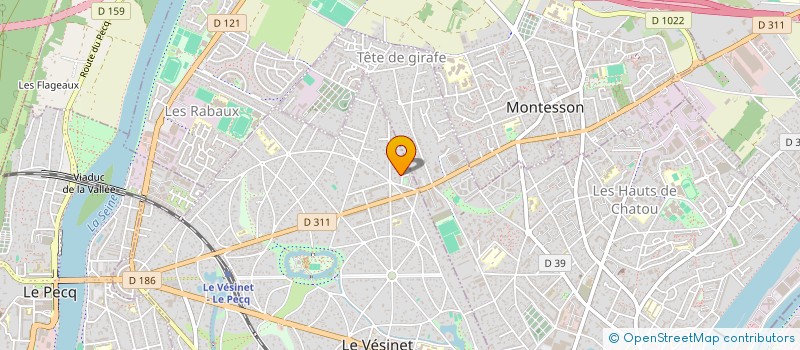 localisation de l'entreprise ACT RESPONSABLE FRANCE  LE VESINET