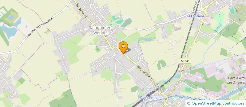 localisation de l'entreprise ACT SARL  SAINGHIN-EN-WEPPES