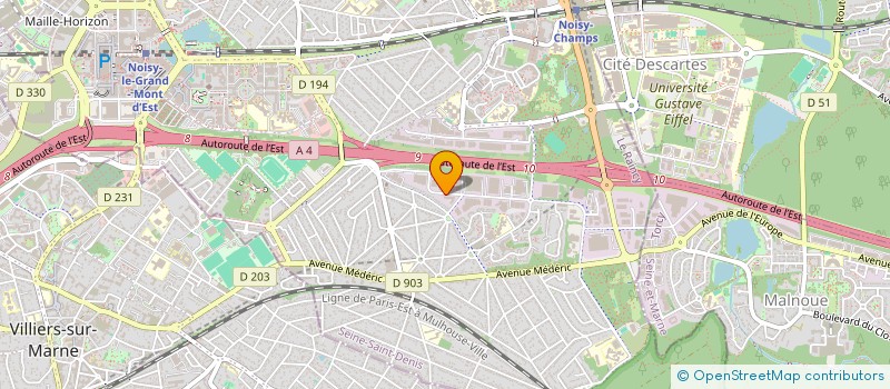 localisation de l'entreprise ACT SECURITE  NOISY-LE-GRAND