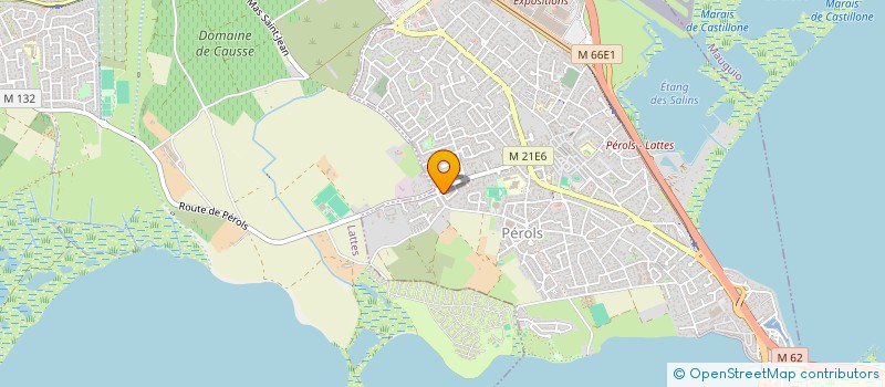 localisation de l'entreprise ACT'SERVICES  PEROLS
