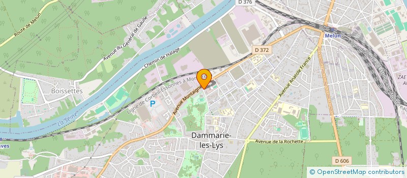 localisation de l'entreprise ACT' SPEED COLIS à DAMMARIE-LES-LYS