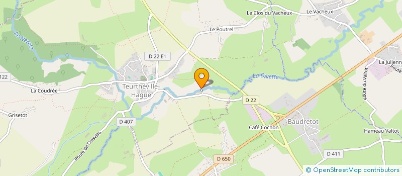 localisation de l'entreprise ACT'STUDIO DESIGN  TEURTHEVILLE-HAGUE