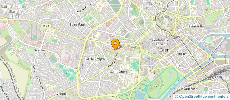 localisation de l'entreprise ACT'TERRE SOLIDAIRE à CAEN