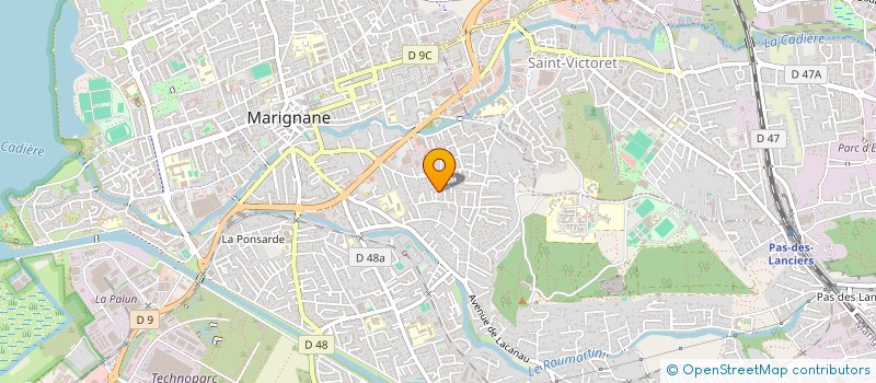 localisation de l'entreprise ACT UP NETTOYAGE à MARIGNANE
