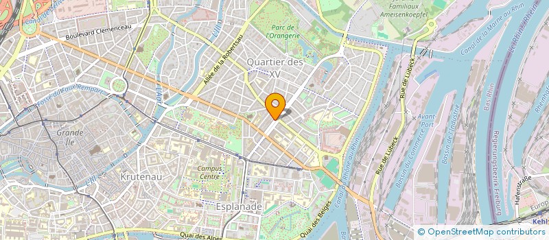 localisation de l'entreprise ACT WEB SARL à STRASBOURG