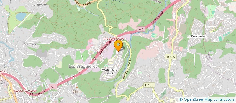 localisation de l'entreprise ACT WELL à MOUGINS