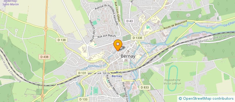 localisation de l'entreprise ACT YOUR LIGHT à BERNAY
