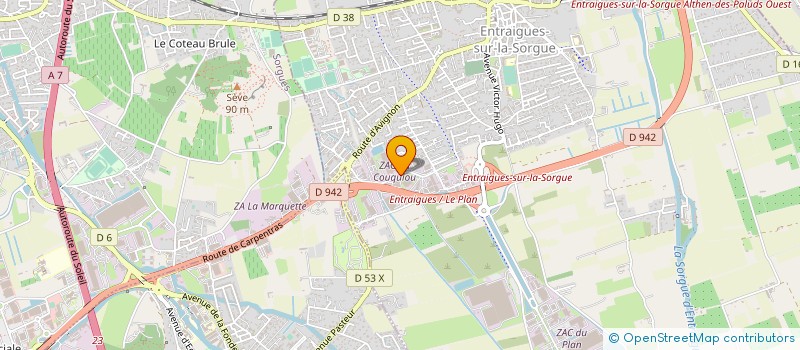 localisation de l'entreprise ACT'YVES DEMENAGEMENT  ENTRAIGUES-SUR-LA-SORGUE