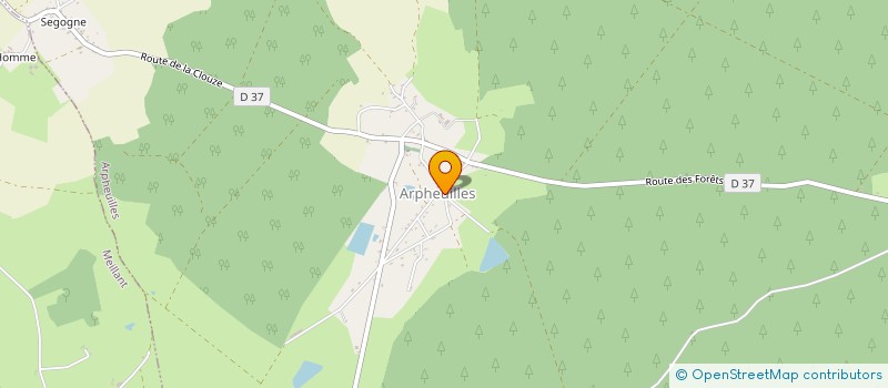 localisation de l'entreprise ACT18  ARPHEUILLES