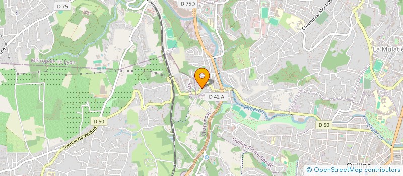 localisation de l'entreprise ACT2 ETANCHEITE  CHAPONOST