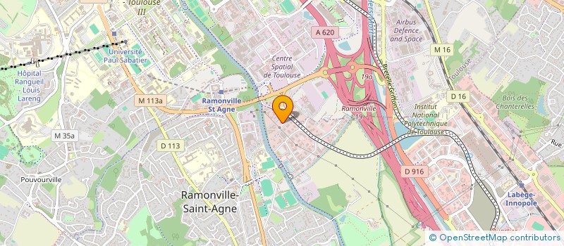 localisation de l'entreprise ACT21 à TOULOUSE