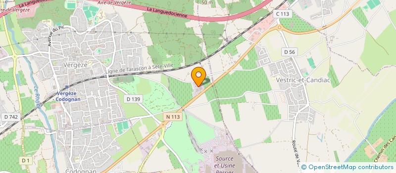 localisation de l'entreprise ACT2EVENT  VERGEZE