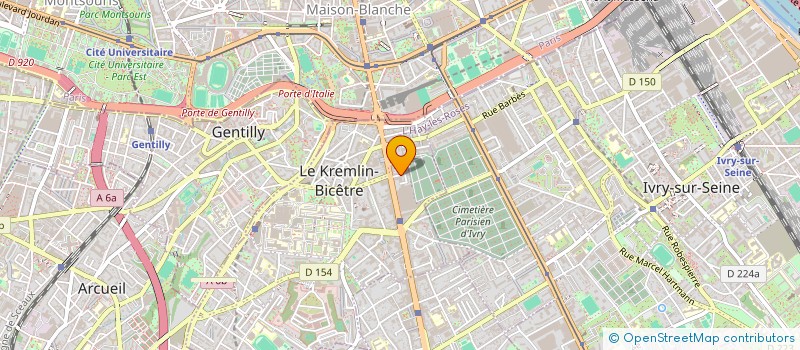 localisation de l'entreprise ACT4CHANGE  LE KREMLIN-BICETRE