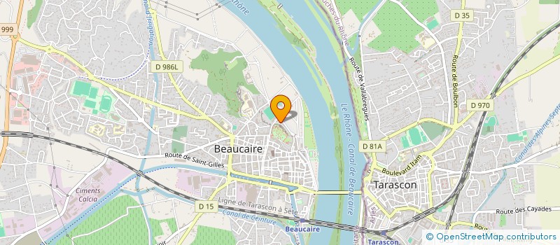 localisation de l'entreprise ACTA  BEAUCAIRE