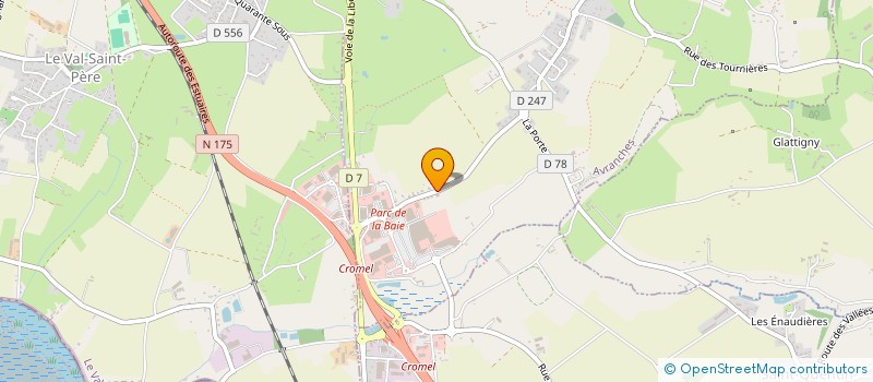 localisation de l'entreprise ACTA  AVRANCHES