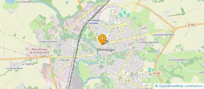 localisation de l'entreprise ACTA à MONTAIGU-VENDEE