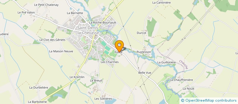 localisation de l'entreprise ACTA  SAINT-DENIS-LA-CHEVASSE