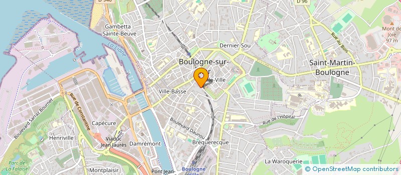 localisation de l'entreprise ACTA à BOULOGNE-SUR-MER