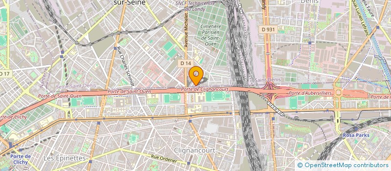 localisation de l'entreprise ACTA AVOIR UN CONTROLE TECHNIQUE AUTOMOBILE à SAINT-OUEN-SUR-SEINE