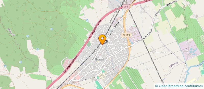 localisation de l'entreprise ACTA CREDIT 2  MILHAUD