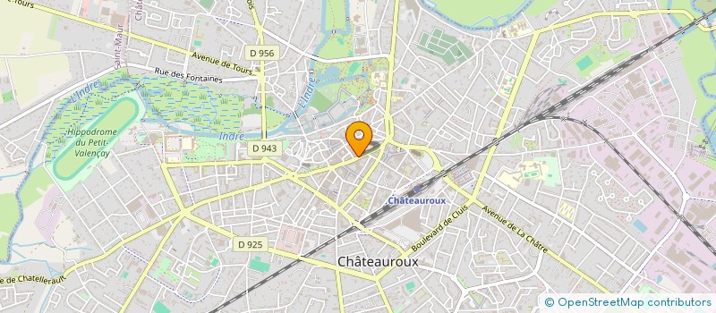 localisation de l'entreprise ACTA DEVEL TOURIS DE L INDRE à CHATEAUROUX