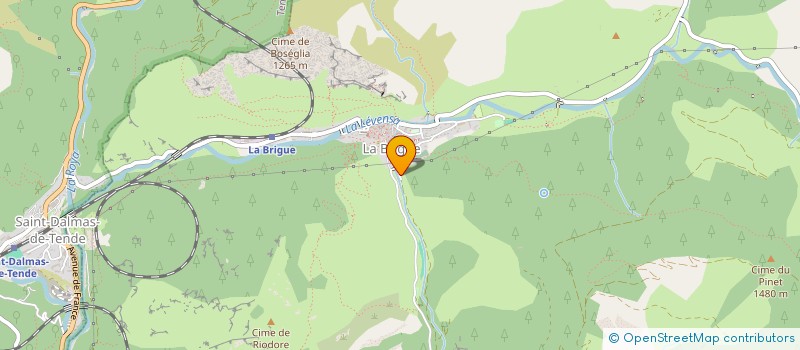 localisation de l'entreprise ACTA NON VERBA  LA BRIGUE