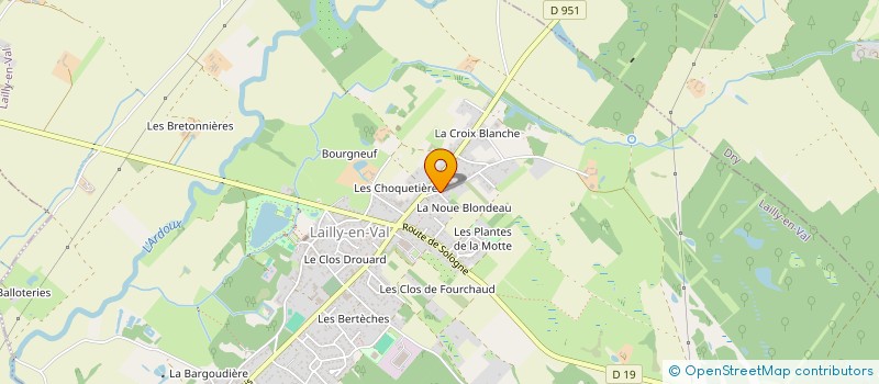 localisation de l'entreprise ACTA RECRUTEMENT & CONSEIL  LAILLY-EN-VAL