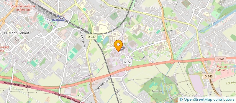 localisation de l'entreprise ACTA TERRA FRANCE  VERQUIGNEUL