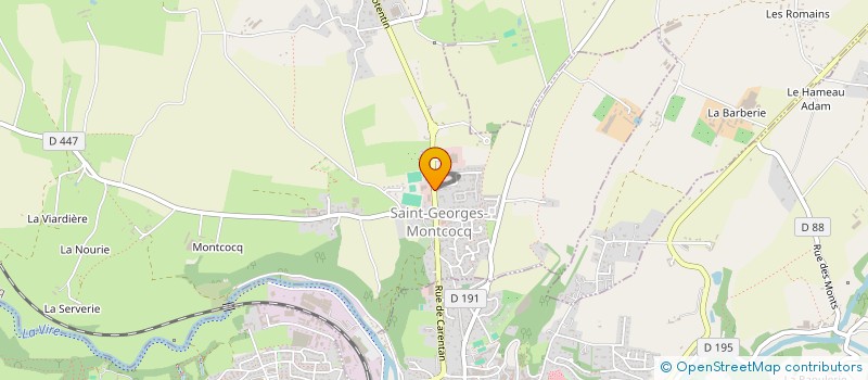 localisation de l'entreprise ACTADOZ  SAINT-GEORGES-MONTCOCQ