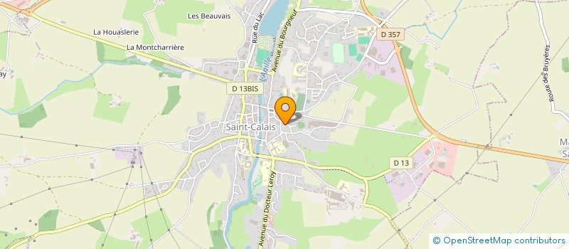 localisation de l'entreprise ACTAEGIS  SAINT-CALAIS