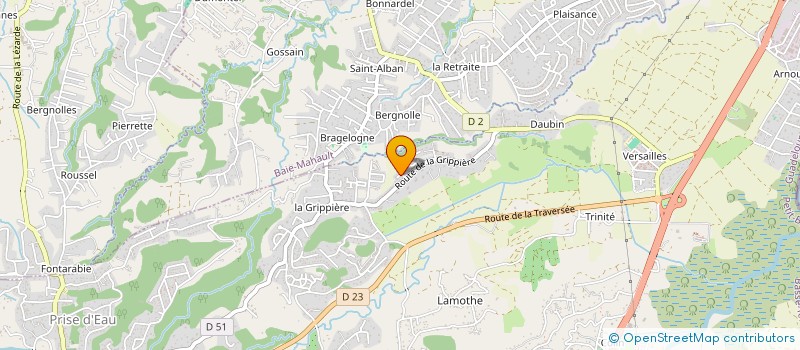 localisation de l'entreprise ACTAKAZ à PETIT-BOURG