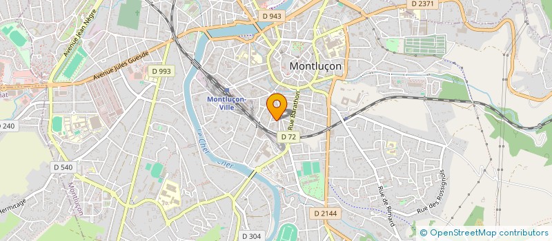 localisation de l'entreprise ACTALLIER à MONTLUCON