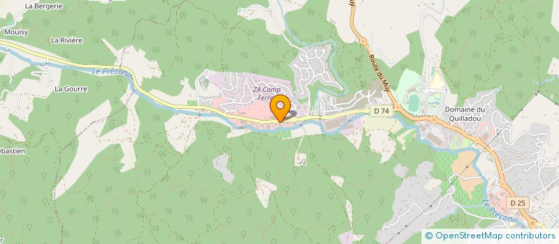 localisation de l'entreprise ACTAM à SAINTE-MAXIME